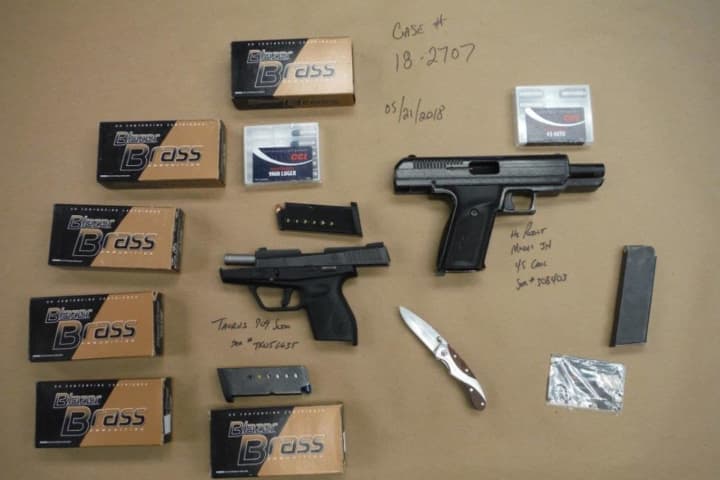 Man Caught With Semiautomatic Guns On I-84 Resists Arrest, Police Say