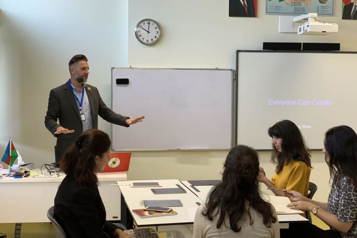 New Rochelle Teacher Brings 'Poetry Project' To Azerbaijan