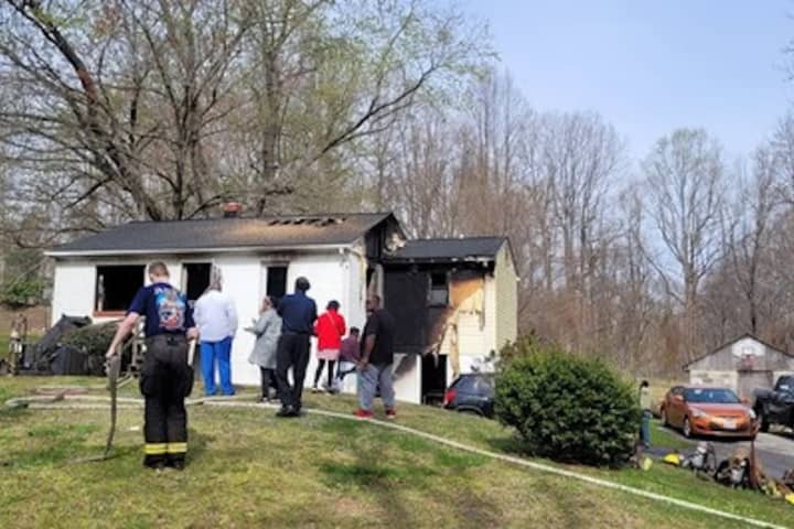 Space Heater Sparks Basement Blaze That Tore Through Maryland Home (PHOTOS)