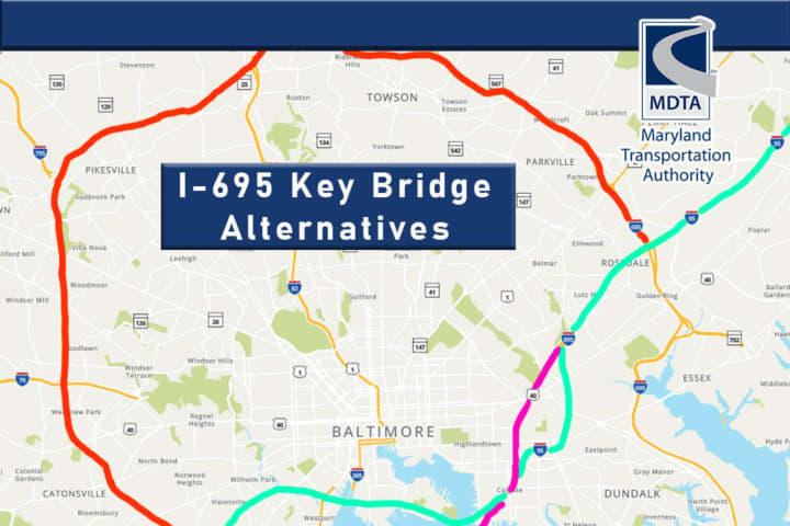 New I-695 Inner Loop Closure Point To Take Effect Monday: Maryland Transportation Authority