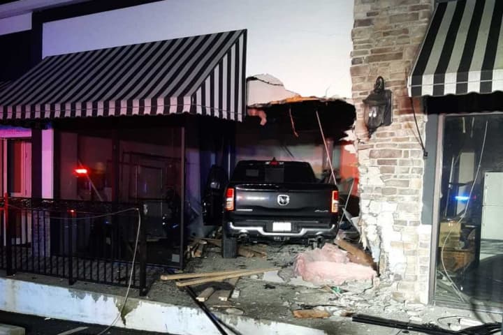 Pickup Plows Into East Rutherford Restaurant