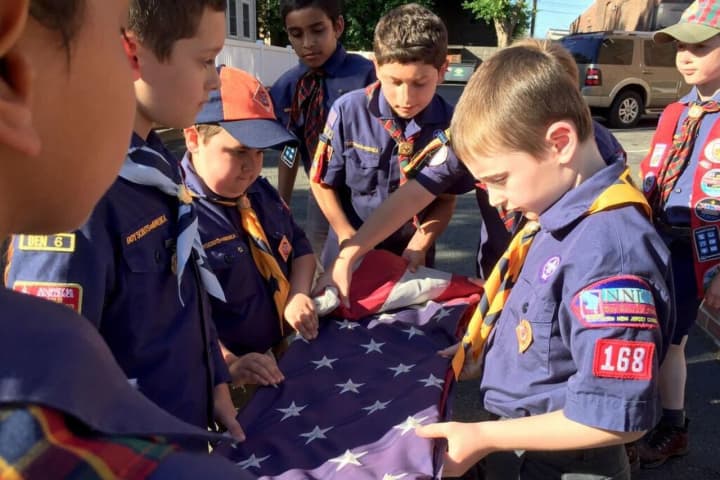 PHOTOS: Rutherford Scouts Honor Flag Day With Ceremony