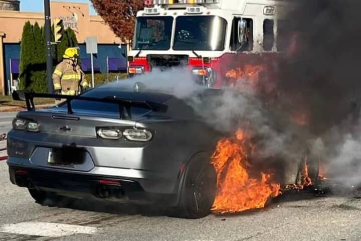 Vehicle Fire Slows Traffic On Route 100 In Chester County (PHOTOS)
