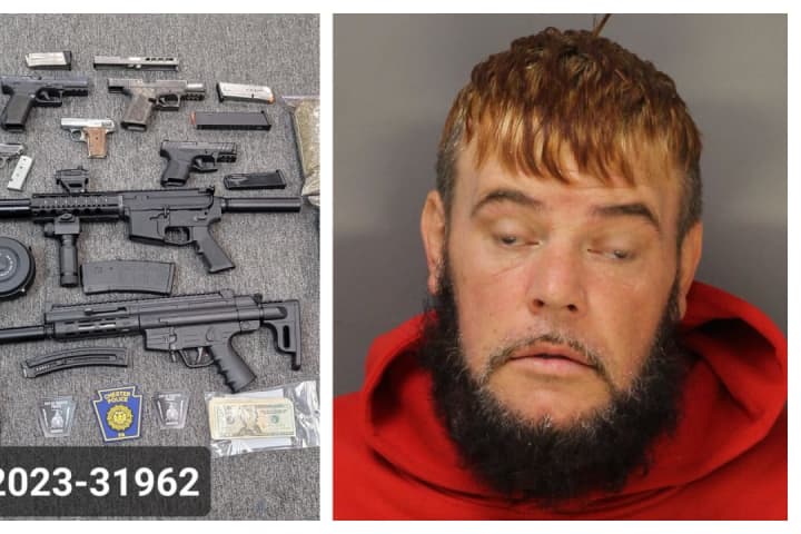 Trove Of Weapons, Drugs Seized In Delco Raids: Police