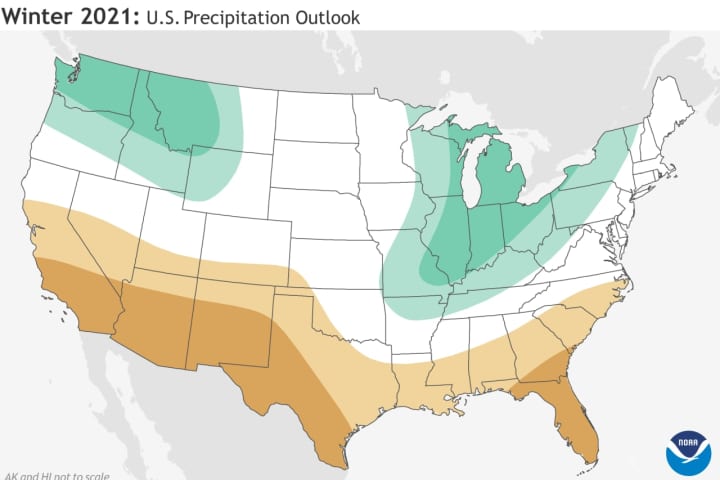 Winter 2021-22 Forecast Released By NOAA National Weather Service