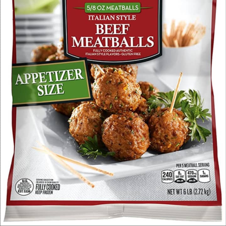 The label of the meatball that may be adulterated by a contaminant.