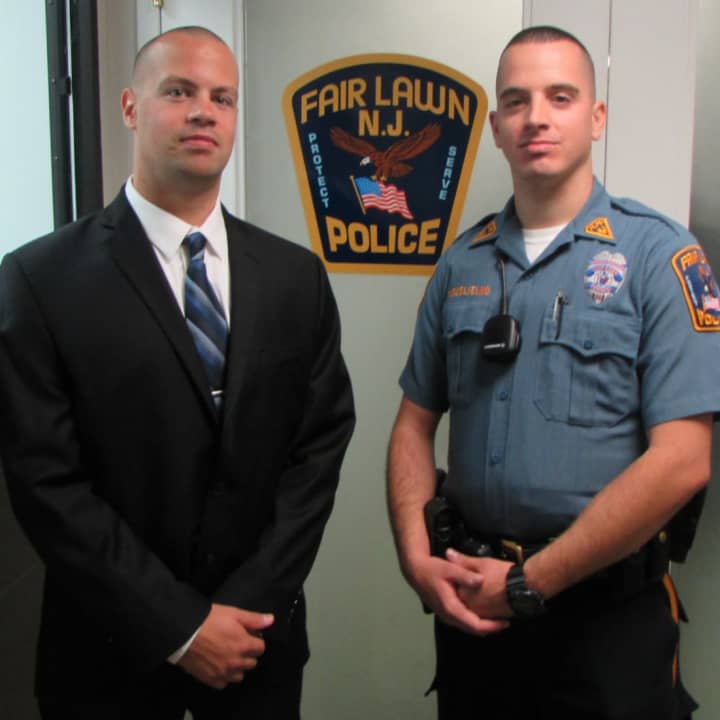 New Fair Lawn Police Officers Thomas Spear, Justin DiGuglielmo