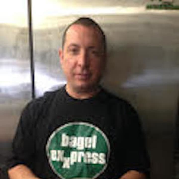 Frank Scola owns Bagel Express in Hawthorne.