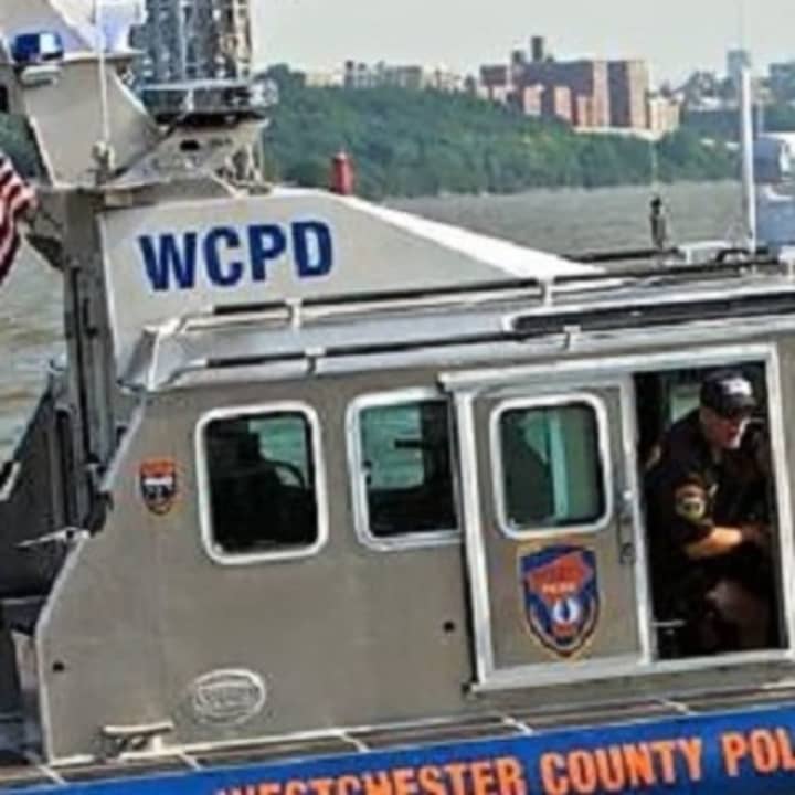 Members of the Westchester County Police Marine Unit, Palisades Interstate Park police and Piermont EMC and firefighters united to rescue the Fort Lee hiker who was trapped on the Palisades above the Hudson River.