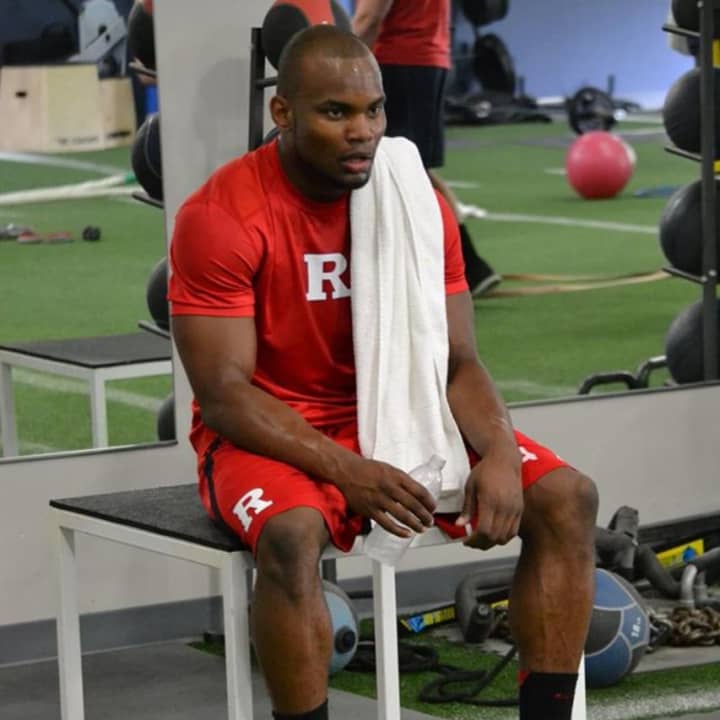 Leonte Carroo trains at Good Energy Training in Allendale.