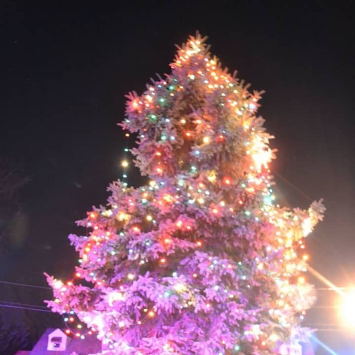 This was the tree lighting in 2014 in Saddle Brook. This year&#x27;s event is on Friday, Nov. 25.