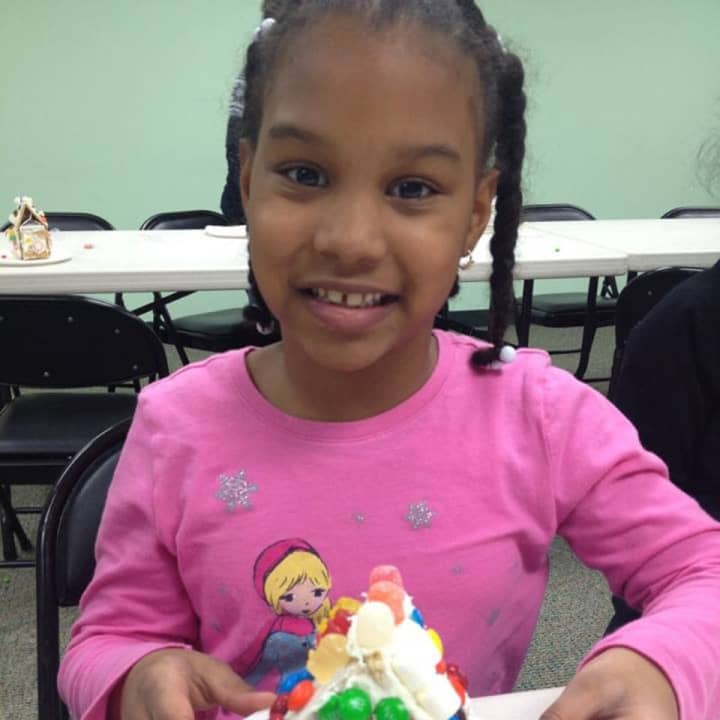 Kids made gingerbread houses at the East Rutherford Library.