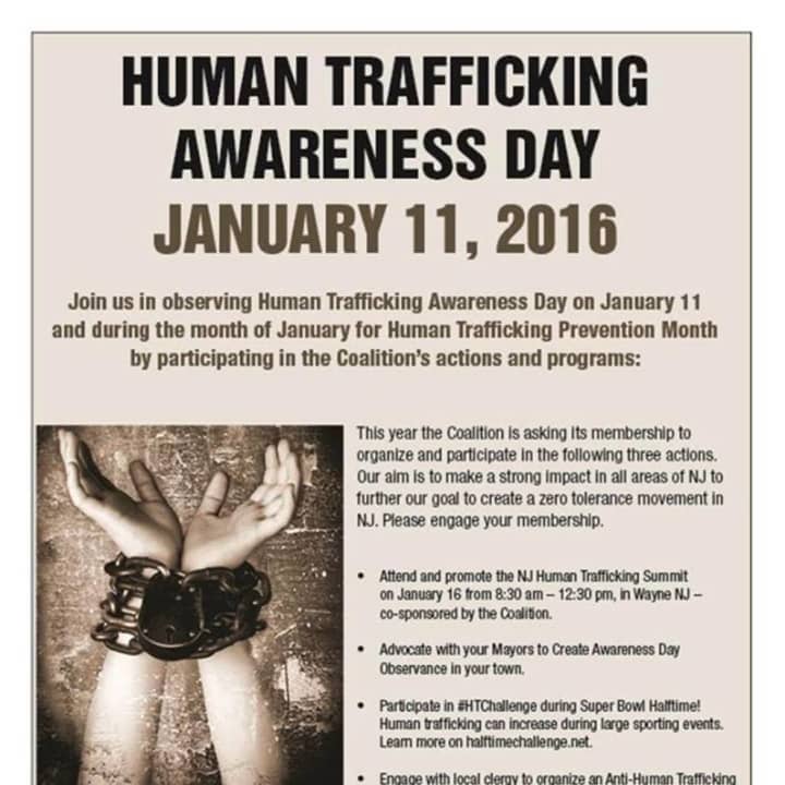 Human Trafficking Awareness Day, Jan. 11, aims to focus more attention on the problem.