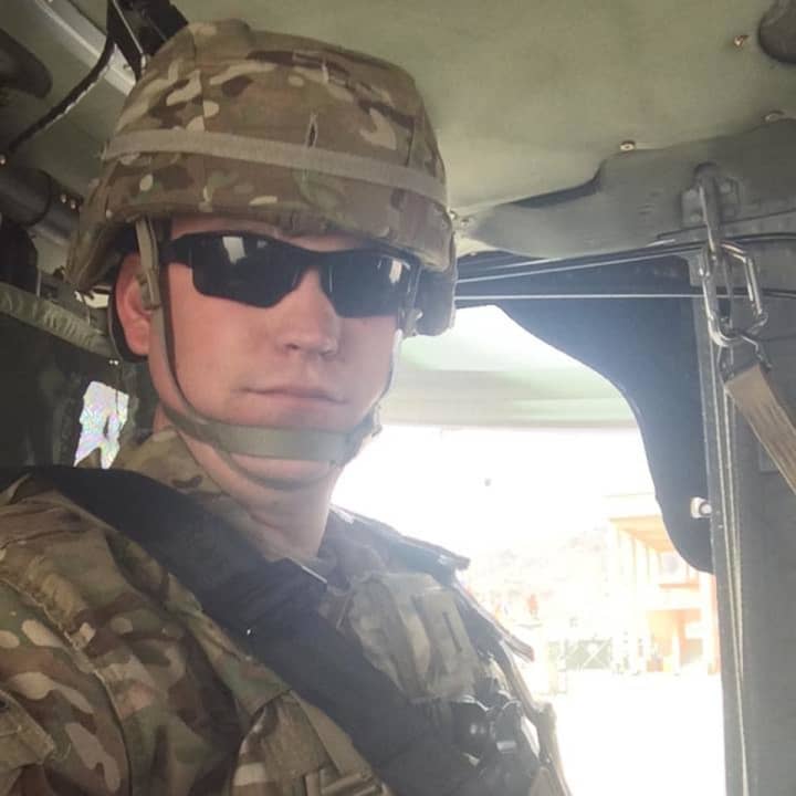 Ridgefield police officer Matthew Seibert recently returned from duty in Kabul, Afghanistan as a member of the Connecticut Army National Guard.