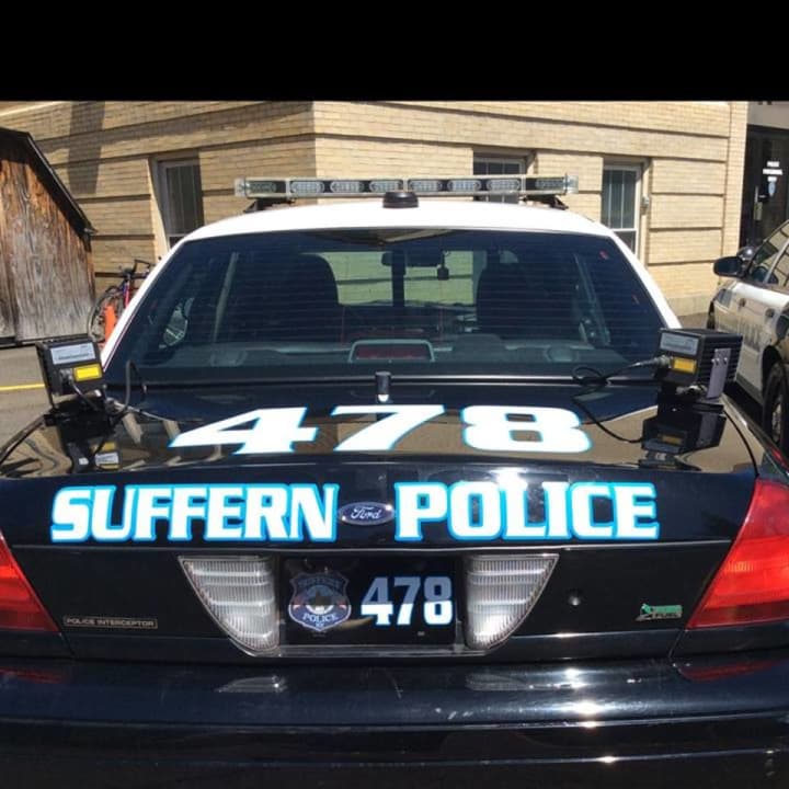 Suffern police arrested two men who allegedly broke into an apartment and were sitting on the couch drinking beer when the owner came home.