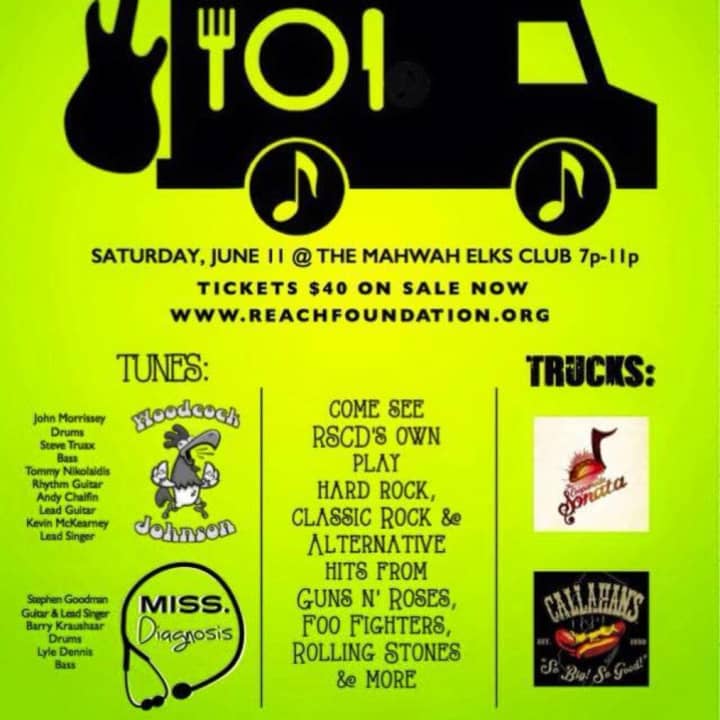 The flier for Tunes and Trucks