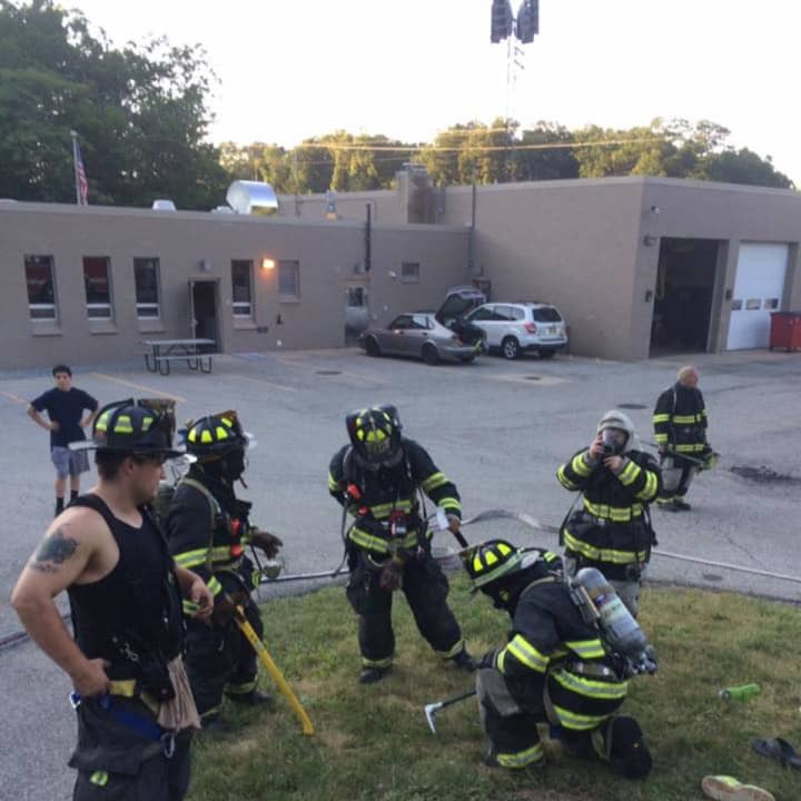 Croton-On-Hudson Fire Department recently took part in drills to practice putting out a house fire.