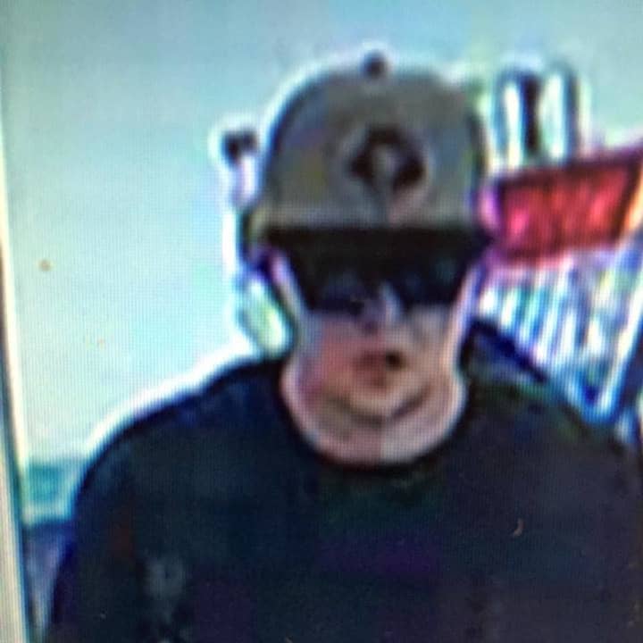 This is a photo of the suspect in a robbery at a CVS in Fairfield.