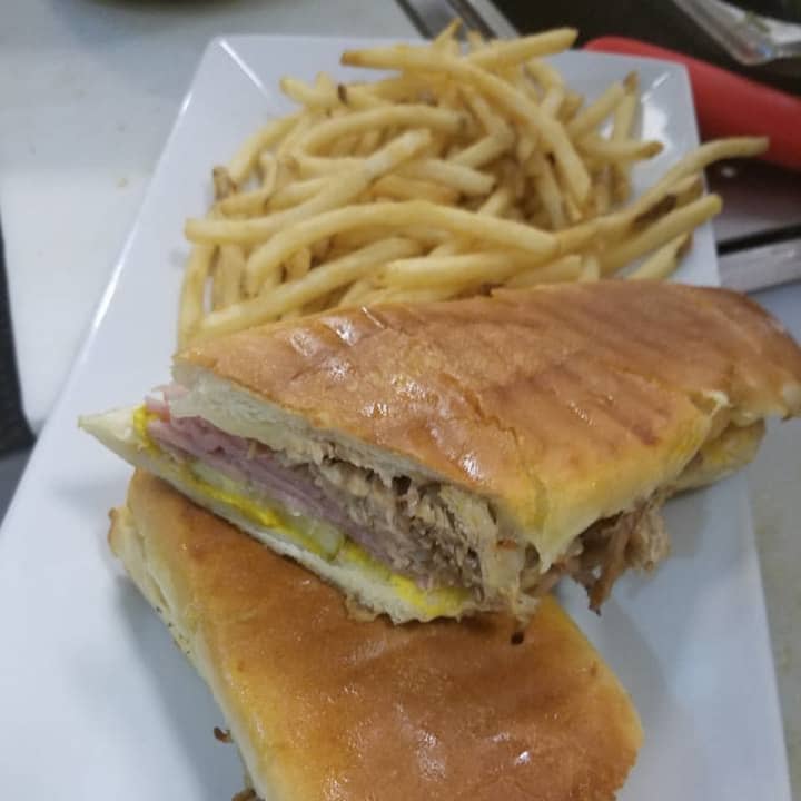 An authentic Cuban sandwich at Antiguo.
