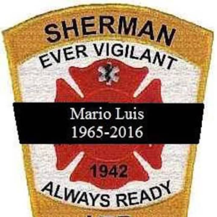 A memorial service will be held Sunday for Mario Luis, a Sherman volunteer firefighter who died in a motorcycle crash in New Fairfield.