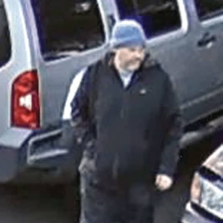 The Fairfield Police Department is looking for a person who stole tools and electronics from a van inside a car dealership on Sunday.