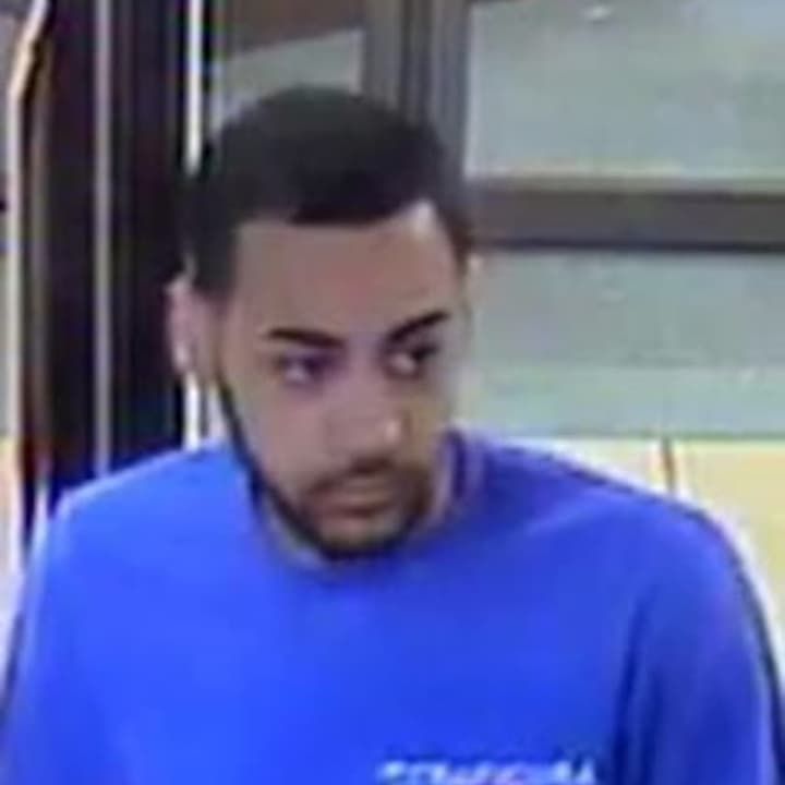 Stamford police are seeking to identify this man, who is suspected of stealing a cellphone from a local Bank of America branch.