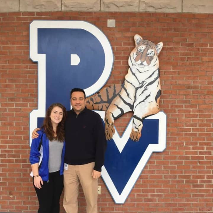 Putnam Valley High School&#x27;s Gerard Micera and Tess Rhian.