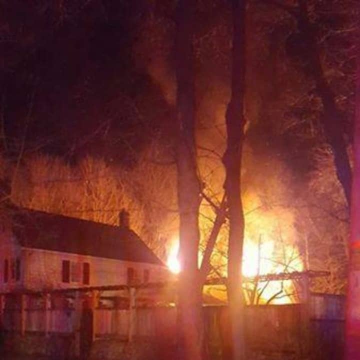 Firefighters from multiple departments worked overnight to douse a fire on Route 306 in Monsey.