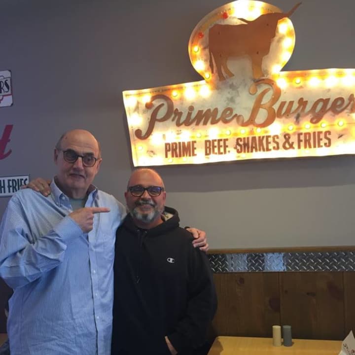 Actor Jeffrey Tambor, a Lewisboro resident, at Prime Burger in Ridgefield. Might he also enjoy the new Prime Taco in town?