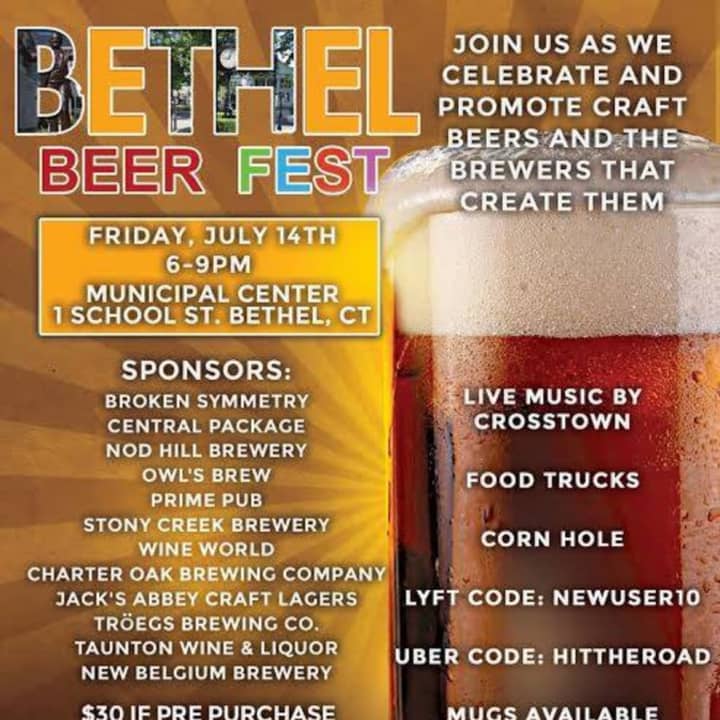 Bethel Beer Fest is Friday, July 14.