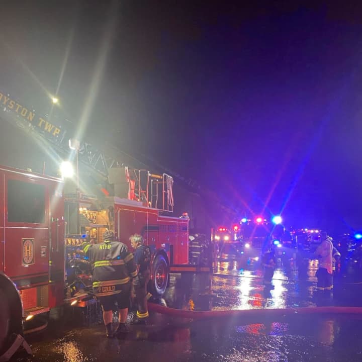 Several Sussex County fire crews were quick to douse a blaze that broke out at a local computer recycling center before dawn Sunday.