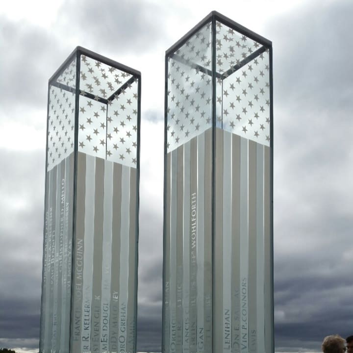 A 9/11 memorial sculpture recently was unveiled in Cos Cobb Park.