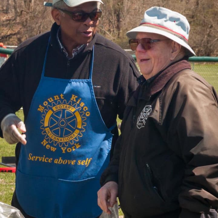 Mount Kisco Rotary Club raised money for the local little league on April 16.