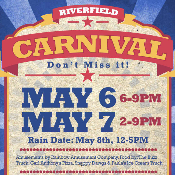 The Riverfield Spring Carnival will be May 6-7  in Fairfield.