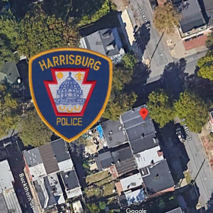 A map showing the area where the Harrisburg police found Tyrone McLemore shot in 2012.