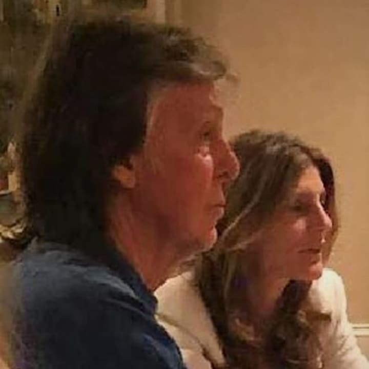 Macca and wife at Jimmy&#x27;s Restaurant in Asbury Park.