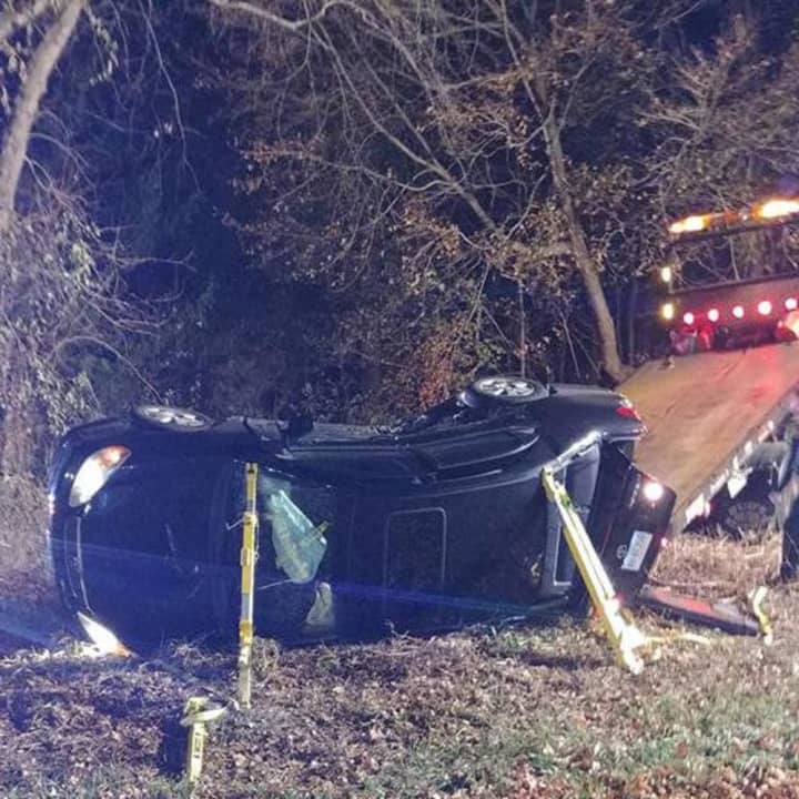 Two cars were damaged in a rollover crash at  Wheeler Road and Route 110 in Monroe.