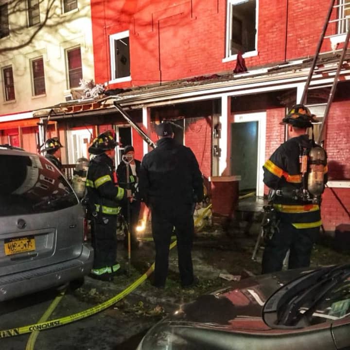 Nine people were left homeless following a City of Poughkeepsie apartment fire.