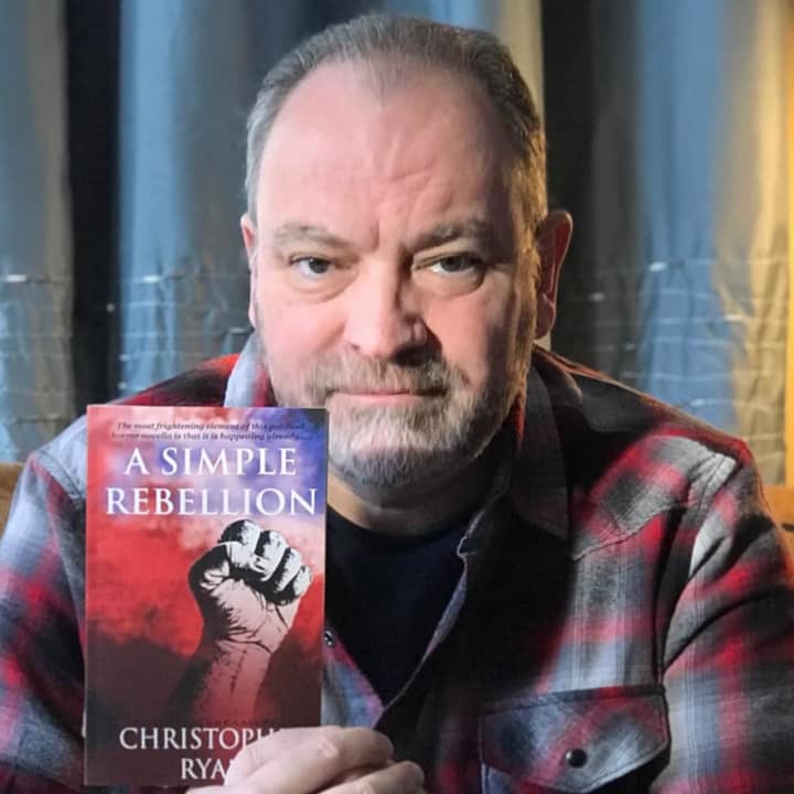 New Milford&#x27;s Christopher Ryan and his newest book, &quot;A Simple Rebellion.&quot;