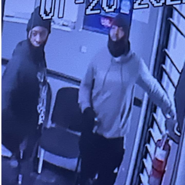 Police in Delaware County are seeking the public’s help identifying two men who stole an SUV at gunpoint last month.