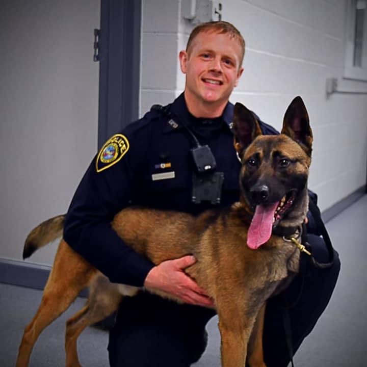 Officer Ralph Leiter and K-9 Cruise