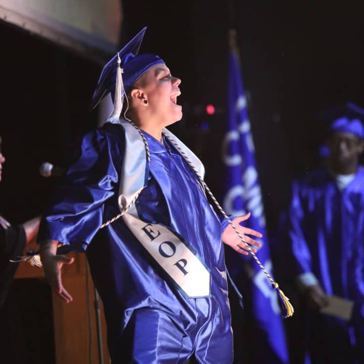 More than 1,110 people graduated from Dutchess Community College.