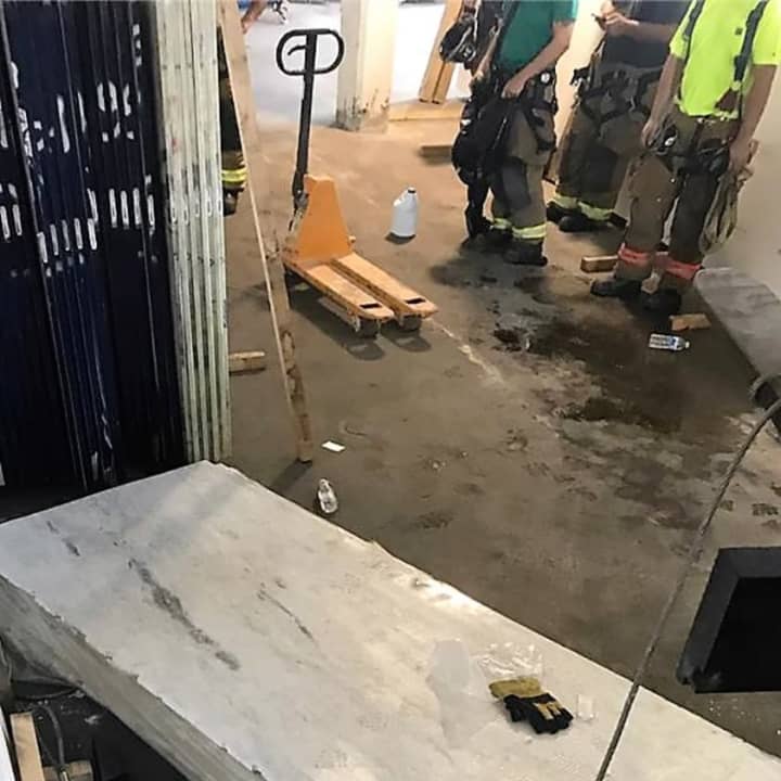 &quot;The weight of the material, the position of the victim, and the fact that the granite kept breaking with each movement made for a difficult rescue operation,&quot; the Fair Lawn Rescue Squad said.