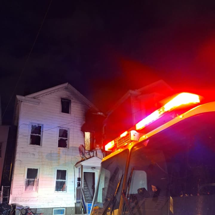 A man was killed overnight in a fire in Paterson.
