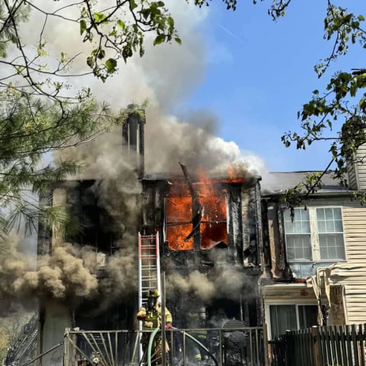 The fire was declared under control shortly after 11:30 a.m. on Monday morning