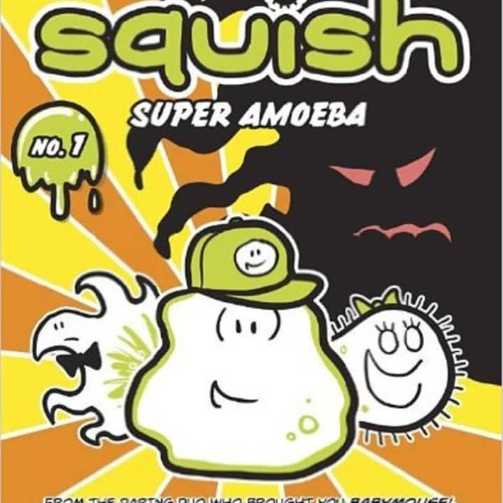 The Second Grade Book Club at Scarsdale Library will talk about “Squish” by Jennifer and Matthew Holm,