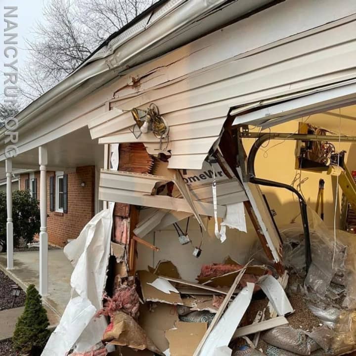 A UPS box truck slammed into a Lehigh Valley home over the weekend, authorities said.