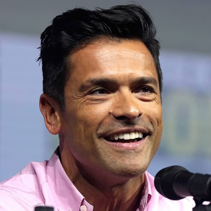 Mark Consuelos was caught making a scene at his son&#x27;s wrestling tournament on Long Island.