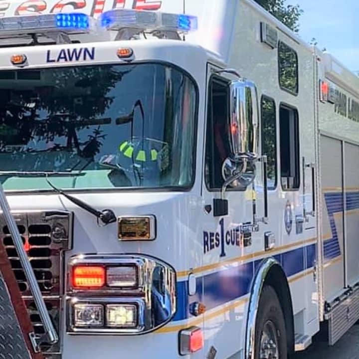 Borough firefighters and Fair Lawn Rescue Squad members who brought a ladder and a Stokes basket got the 51-year-old worker safely out of the trench Friday morning.