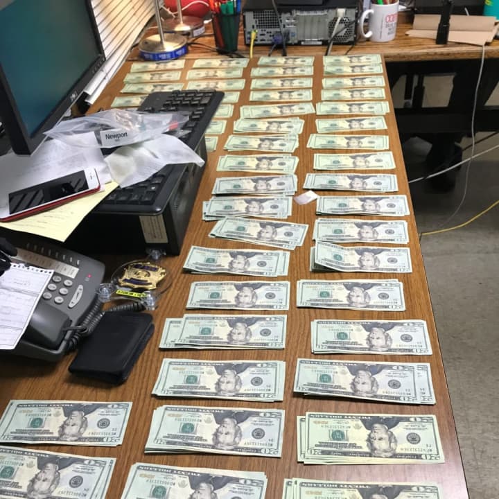New York State Police seized more than $5,000 in counterfeit bills.